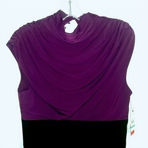 🎉SALE🎉NWT laundry deep purple a line dress